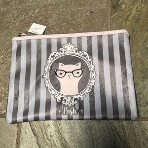 NWT Posh Cat Makeup Bag
